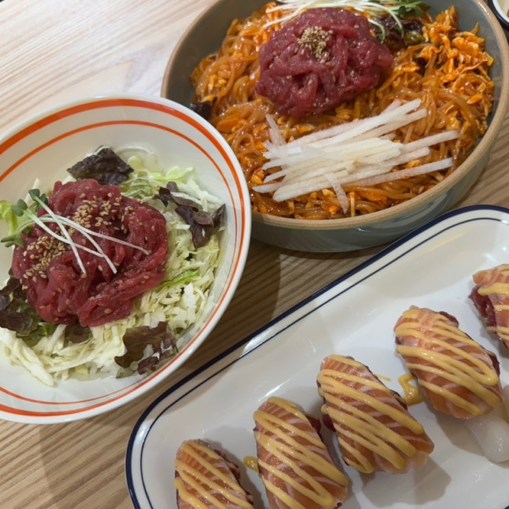  현지인추천 수원 성대역 가성비 맛집 육회바른연어