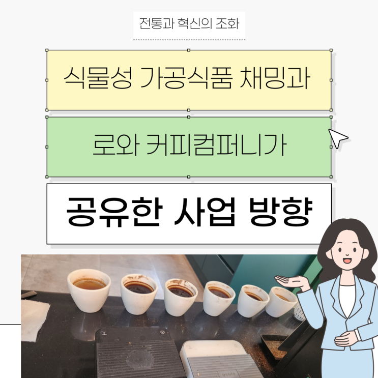  전통과 혁신의 조화 채밍과 로와 커피컴퍼니가 공유한 사업 방향