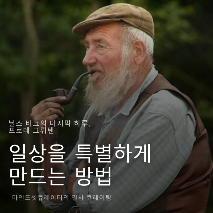  필사노트 : 닐스 비크의 마지막 하루_평범한 삶의 가치 발견하기