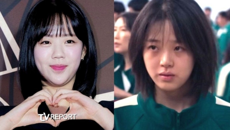 오징어게임 지예은 니가왜 여기서나와, 지예은 닮은꼴 김시은