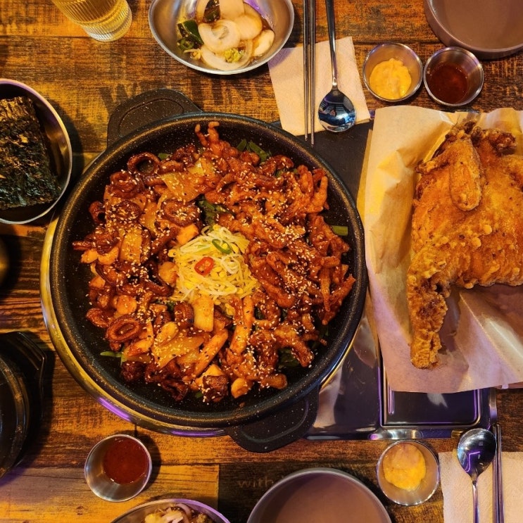  광주 상무지구 쌍촌동 술집 닭발 맛집 데이트 단골 인증 화신천