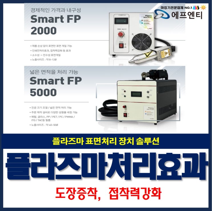  플라즈마처리 효과 : 도장증착, 접착력강화 솔루션