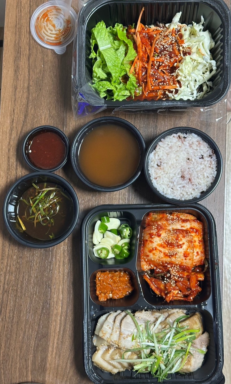  야식 먹기 적당한 양의 보쌈집 배달 후기, 바른보쌈1990 오산점