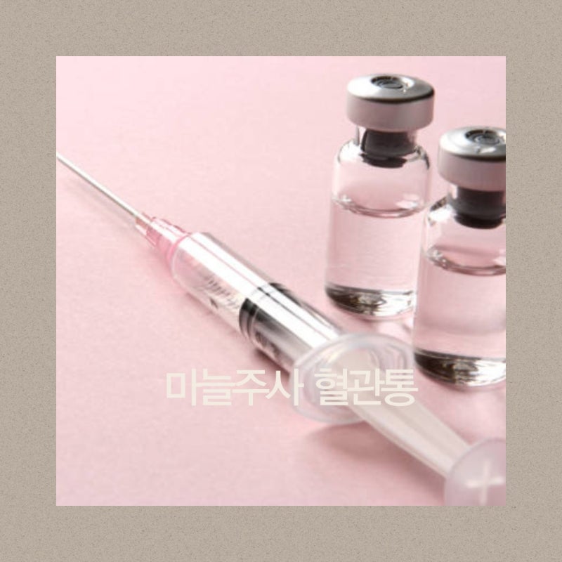 마늘주사 혈관통 성분 부작용 피로 회복하기
