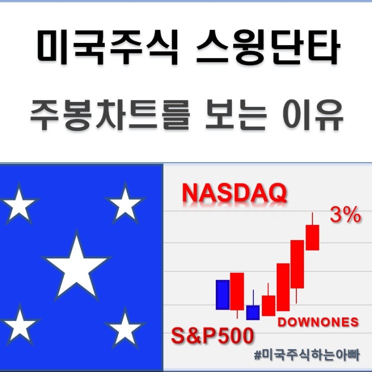  미국주식 스윙단타 하는 내가 주봉차트를 보는 이유