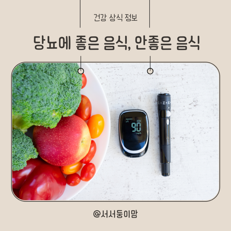  당뇨환자에 좋은 음식 5가지 권장 식습관 당뇨에 안좋은 음식