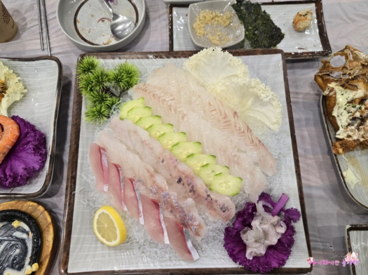  속초 대포항 맛집 명가횟집 스끼다시 가득 푸짐한 한상