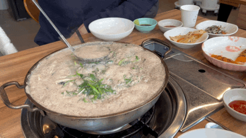  광명시 아구탕 얼쑤지화자 고소한 들깨가루가 가득한 아구들깨탕