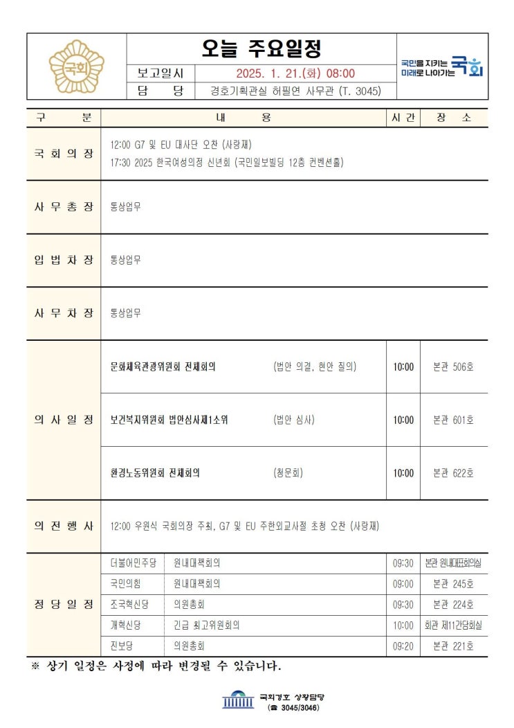 정책지식 2025.1.21.