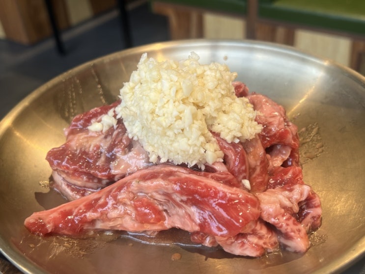 부천 중동맛집[담가화로구이 부천중동점]가성비 마늘 소갈비살 스테이크 그자체