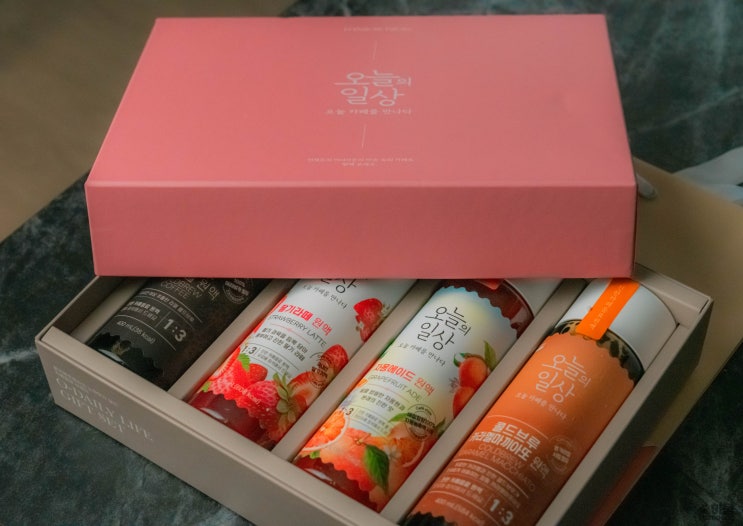  가성비 설날선물 추천 오늘의일상 카페음료원액 설선물세트