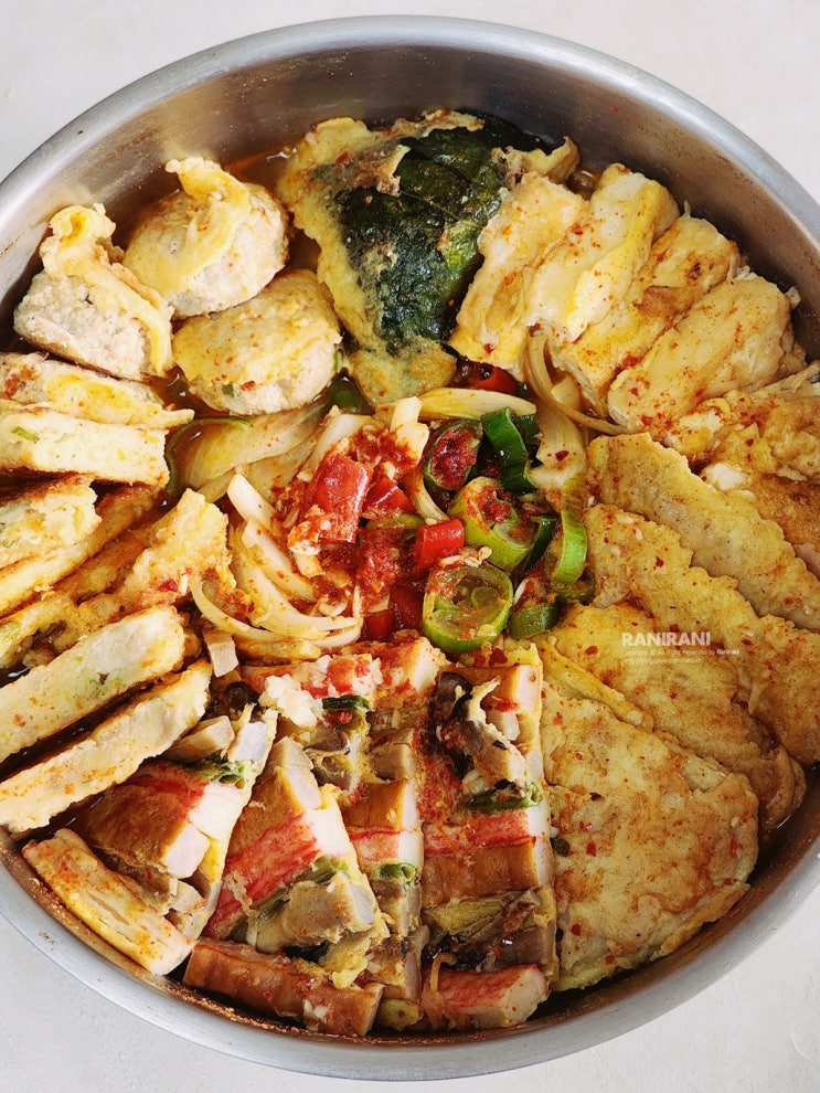 느끼하지 않게 남은전요리 백종원 전찌개 해봐요