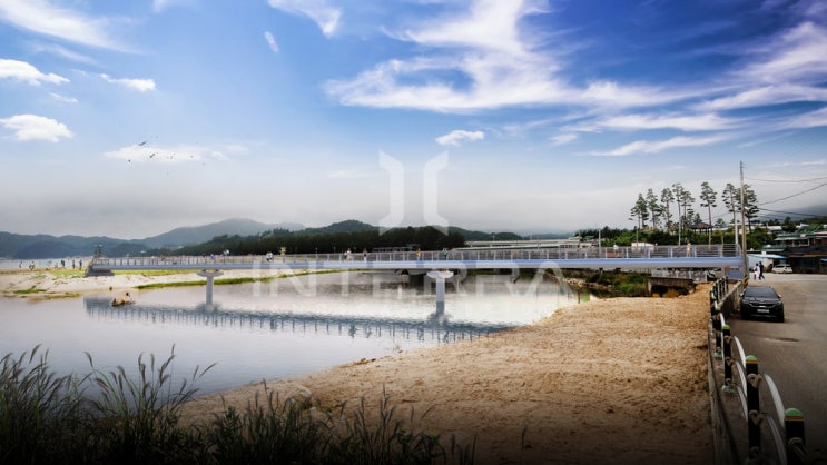  삼척인도교 경관인도교 경관보행육교 경관보도육교 경관보도교 경관인도교 랜드마크 경관교량 특허공법 교량거더 경관디자인 경관설계 교량디자인 교량설계