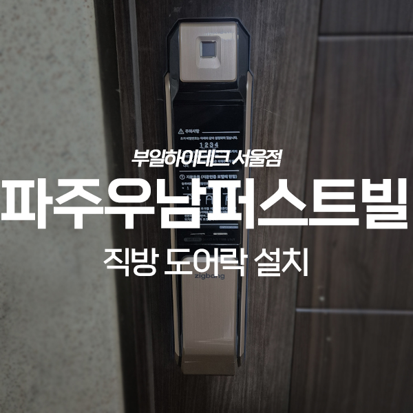  파주 동패동 우남퍼스트빌아파트 직방 도어락 교체 설치
