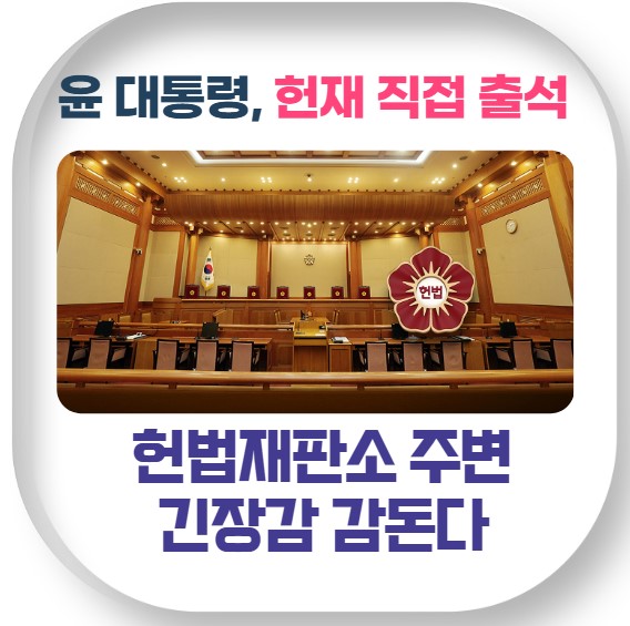윤석열 <b>대통령</b>, 헌재 <b>탄핵심판</b> 21일 직접 출석 및 변론: 정치적... 