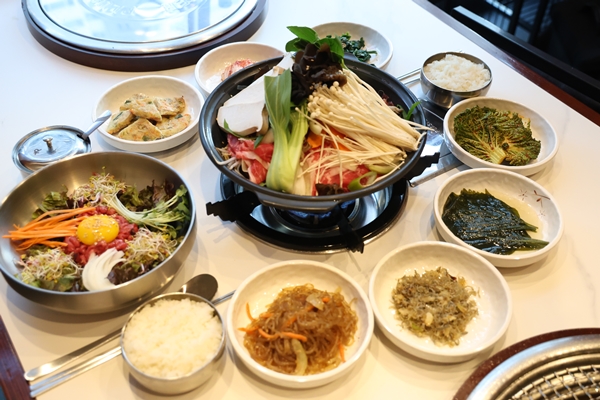  검암맛집 풍성한 화로상 가득한 고기만월 검암직영
