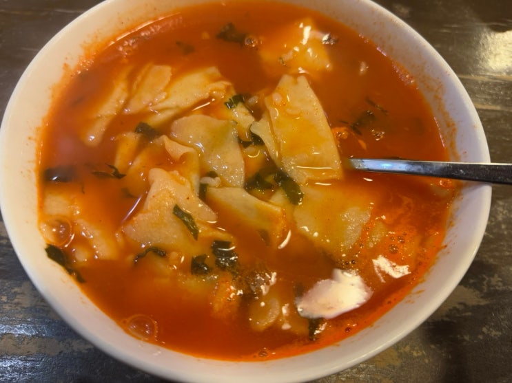  [서울] 영등포 얼큰 수제비 맛집 ‘뽕씨네얼큰수제비’