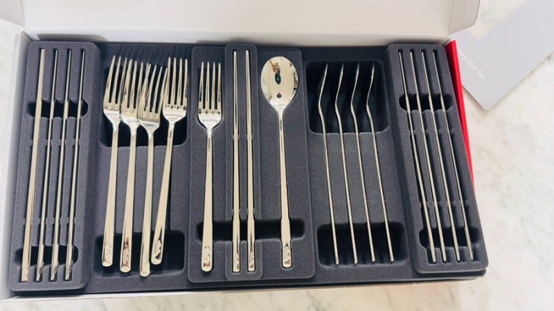 휘슬러 한식 커트러리 유니 수저 5인 15p구입기