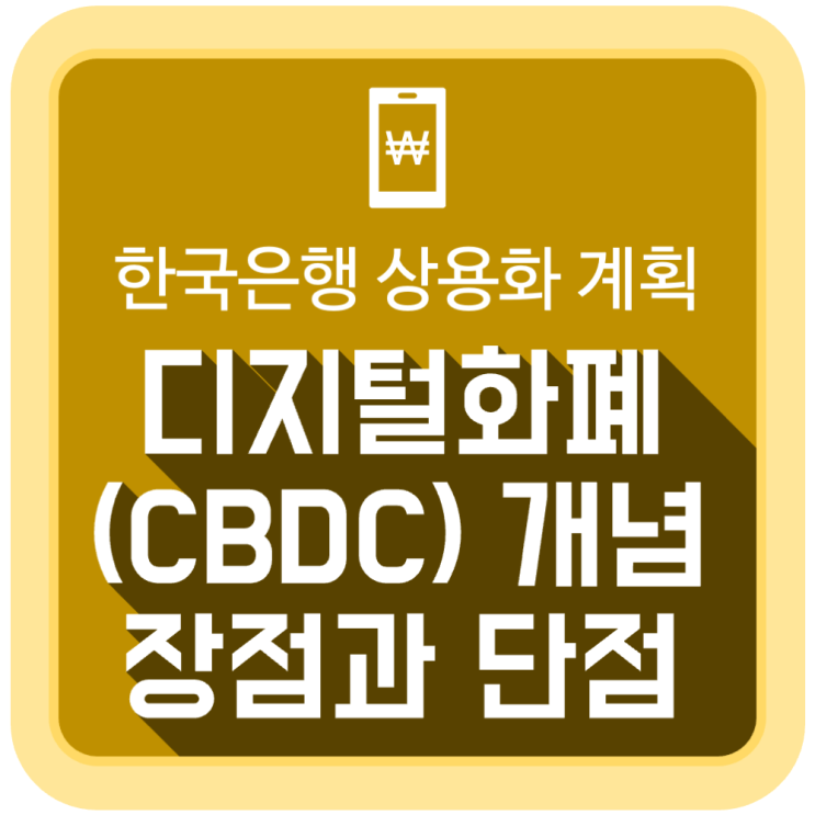 디지털화폐(CBDC)의 개념, 장점과 단점 (2025년 한국은행의 상용화 계획) 디지털화폐(CBDC)의 개념, 장점과 단점 (2025년 한국은행의 상용화 계획)