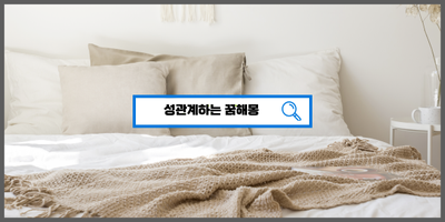  [꿈해몽풀이] 성관계꿈 성관계하는꿈 친구와성관계 연애인과성관계