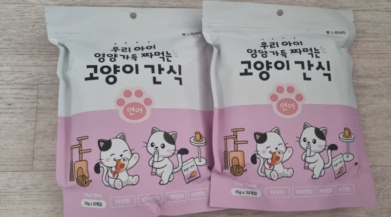 펫리서치 우리 아이 영양가득 짜먹는 고양이간식