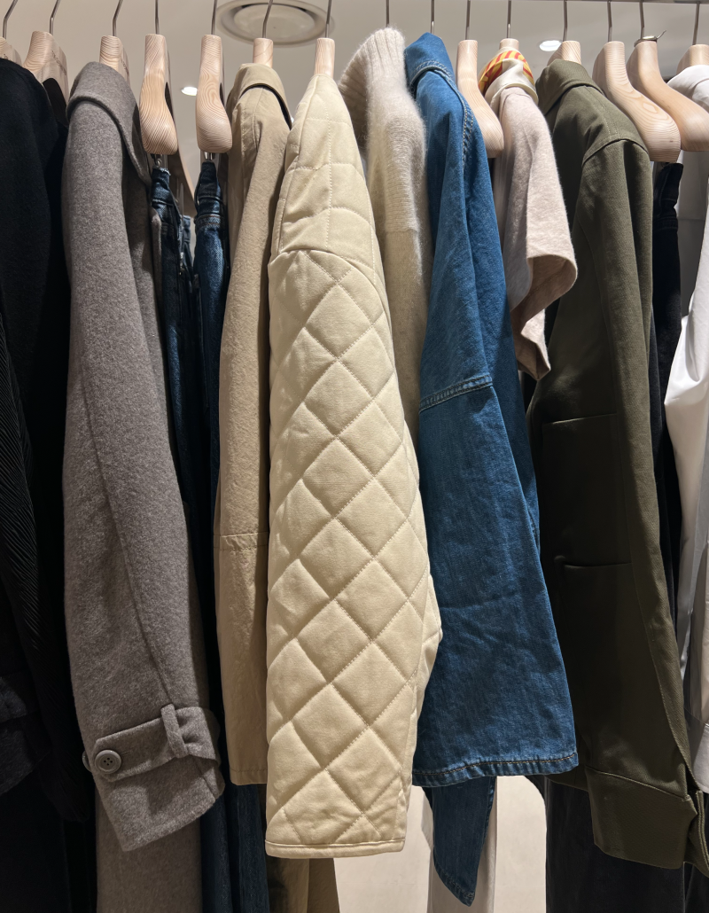 001-868 • 토템 오가닉코튼 퀼팅자켓 베이지  아울렛 55퍼 셀 오더 가능! TOTEME Organic Cotton Quilted....
