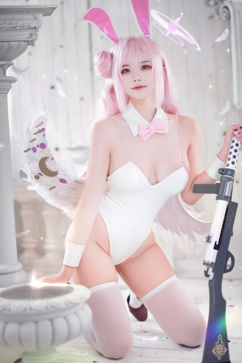 블루 아카이브, 미소노 미카 바니걸(팬아트 ver.) 코스프레 : 네이버 블로그