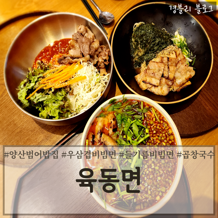  양산물금맛집 양산국수추천 양산오슬로파크밥집 '육동면 양산범어오슬로파크점'