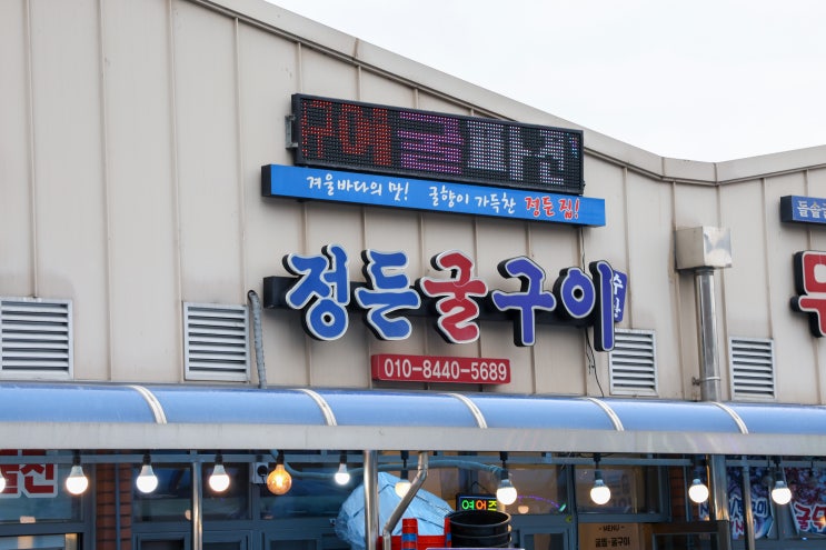  굴요리 끝판왕! 천북굴단지맛집 정든굴구이수산 방문 후기