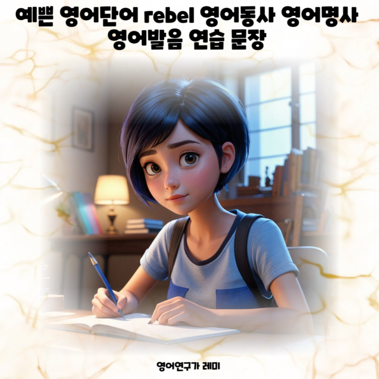 예쁜 영어단어 rebel 영어동사 영어명사 영어발음 연습 문장 예쁜 영어단어 rebel 영어동사 영어명사 영어발음 연습 문장