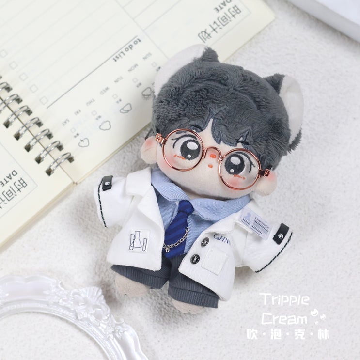  10cm 순백의 과학자 세트 인형옷 아이돌인형옷