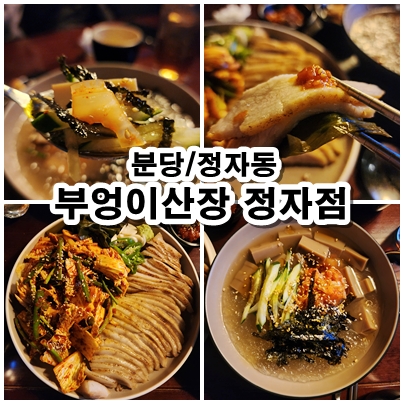  [성남] 분당 정자역맛집 부엉이산장 맛있는 항정수육