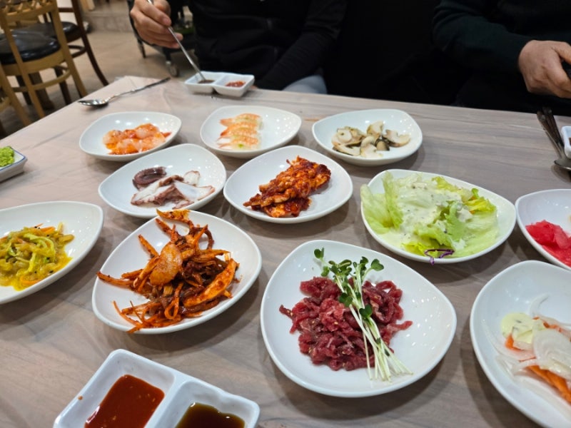 호매실 횟집 바다횟집 스끼다시 계속 나오는 예약하고 가야하는 맛집