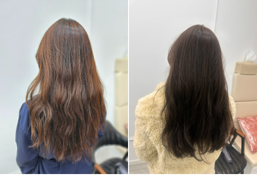  사우동미용실 추천 에이바헤어 김포시청점 브라운 염색 클리닉 후기