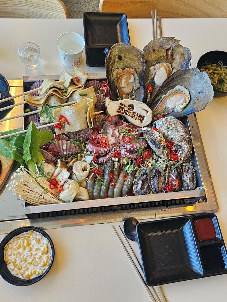  오션뷰 강릉조개구이맛집 조개의정석 본점