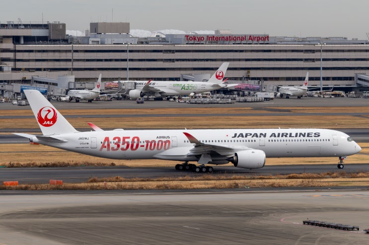  JAL, 하네다-파리, 로스앤젤레스 선에 A350-1000 투입