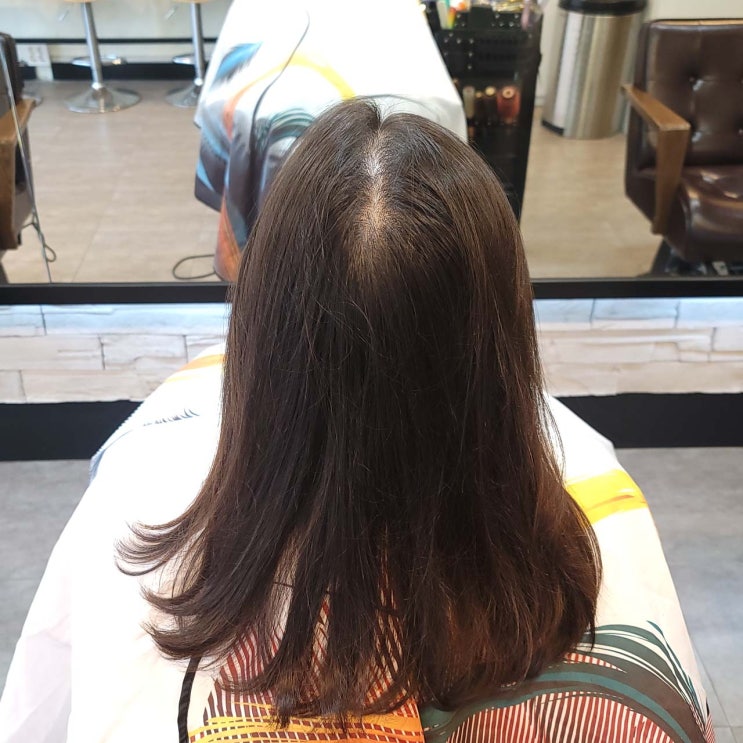  모류교정펌과 웨이브펌 동시 시술