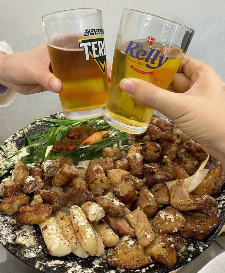  부산 서면 롯데백화점 근처 곱창맛집 : 곱 (마늘곱창 강추)