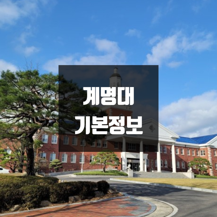  계명대 대학정보 (학생수, 교수수, 기숙사 / 설치학과 & 전공, 수시·정시 경쟁률)