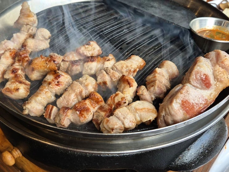  용인 흥덕 맛집 고반식당 아이랑 가기 좋은 구워주는 고기집