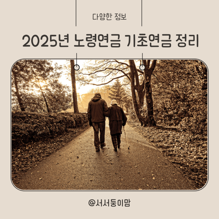  2025년 노령연금 기초 노령연금 국민연금 중복 금액 인상 수급자격 소득 기준 나이