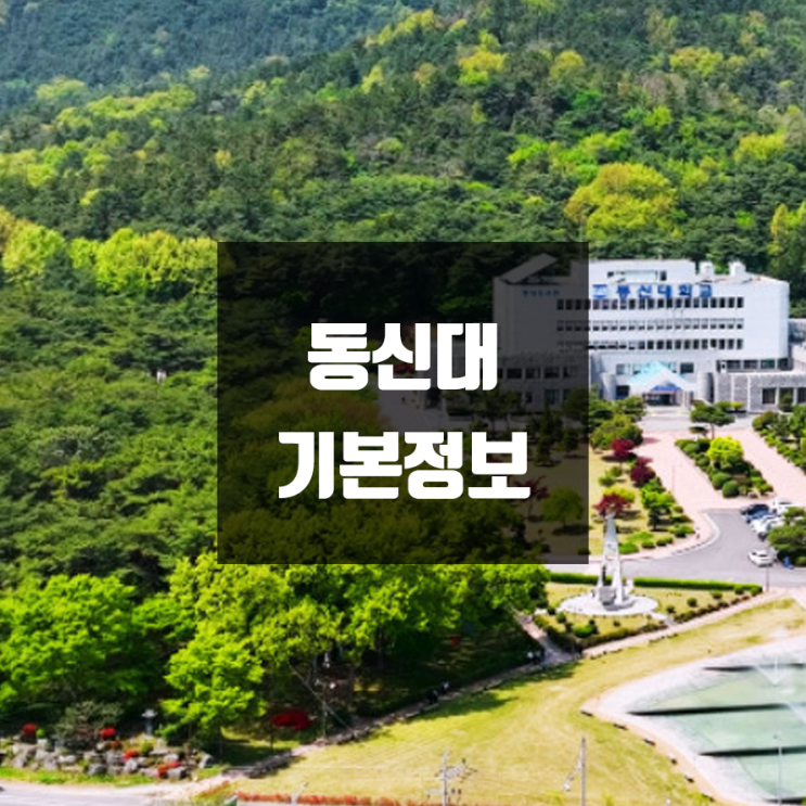  동신대 대학정보 (학생수, 교수수, 기숙사 / 설치학과 & 전공, 수시·정시 경쟁률)
