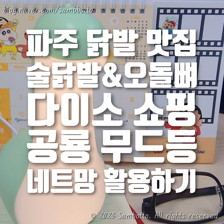  [내돈내산] 내기준 파주 국물닭발 원티어, 술닭발 | 오랜만에 다이소 털기(컵 거치대 만들기)