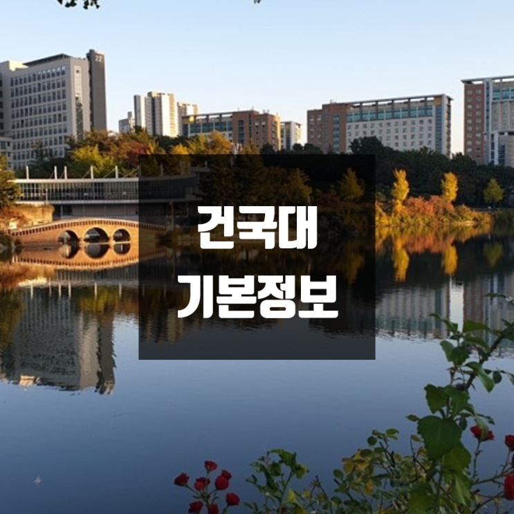 건국대 대학정보 (학생수, 교수수, 기숙사 / 설치학과 & 전공, 수시·정시 경쟁률)