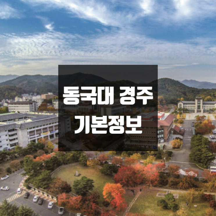 동국대 경주 대학정보 (학생수, 교수수, 기숙사 / 설치학과 & 전공, 수시·정시 경쟁률)