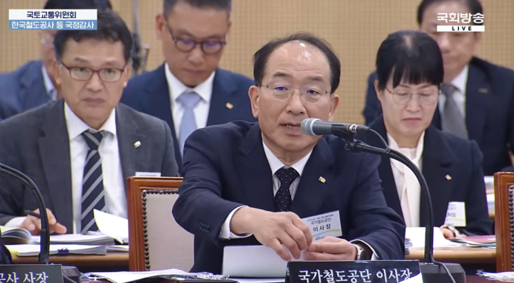  [2024 국정감사] 국가철도공단 임직원 뇌물 수수 논란…이사장, 인물 명단 진짜 못 봤나