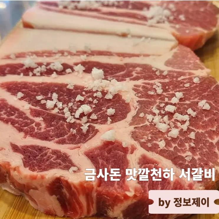 애니골맛집 일산고기집 금사돈 맛깔천하 서갈비