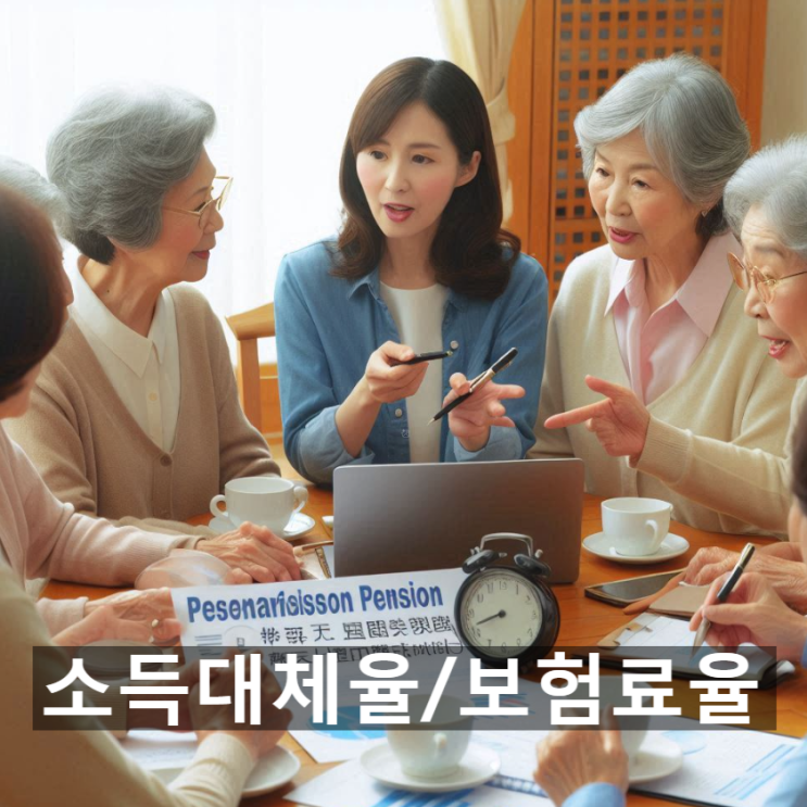  연금의 '소득대체율'과 '보험료율'이란? 뜻 및 부각 이유, 국민연금 개혁 관련 쟁점 등