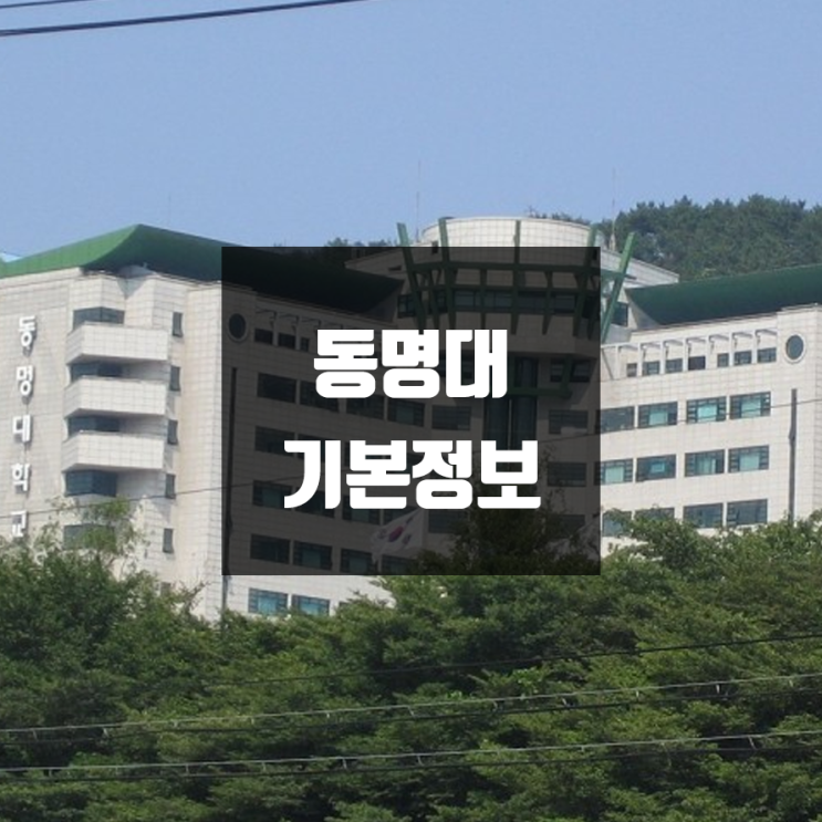 동명대 대학정보 (학생수, 교수수 / 설치학과 & 전공, 수시·정시 경쟁률)
