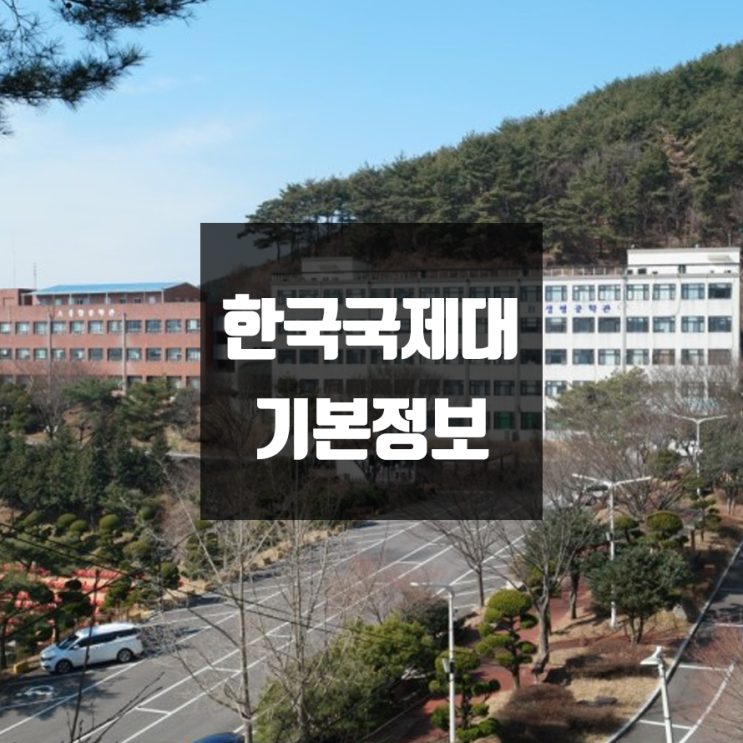 한국국제대 대학정보 (학생수, 교수수, 기숙사 / 설치학과 & 전공, 수시·정시 경쟁률)